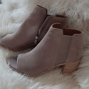 Frye Open Toe Ankle Booties 9